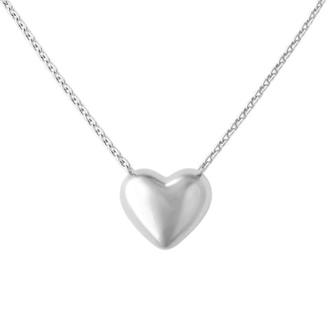 Bubble Heart | CZ Necklace