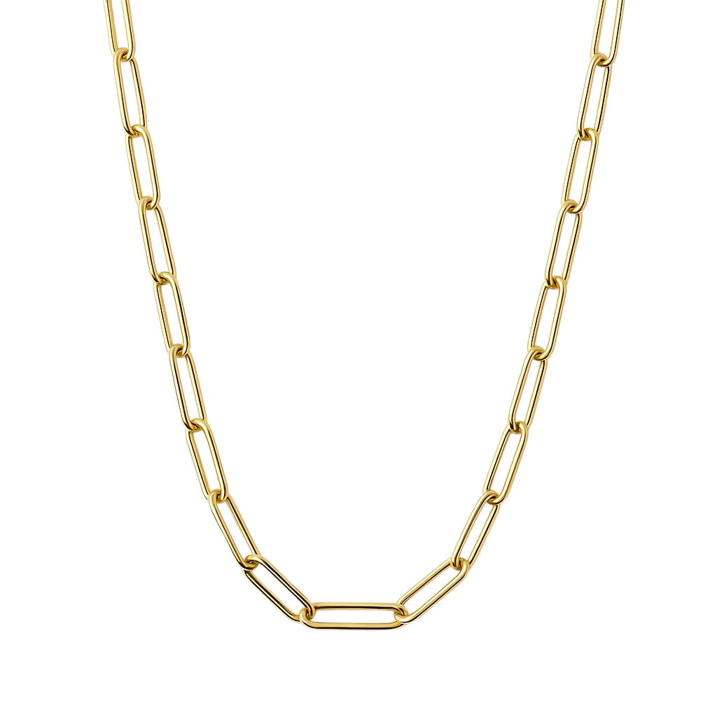 Classic Paperclip | Gold Plated Necklace