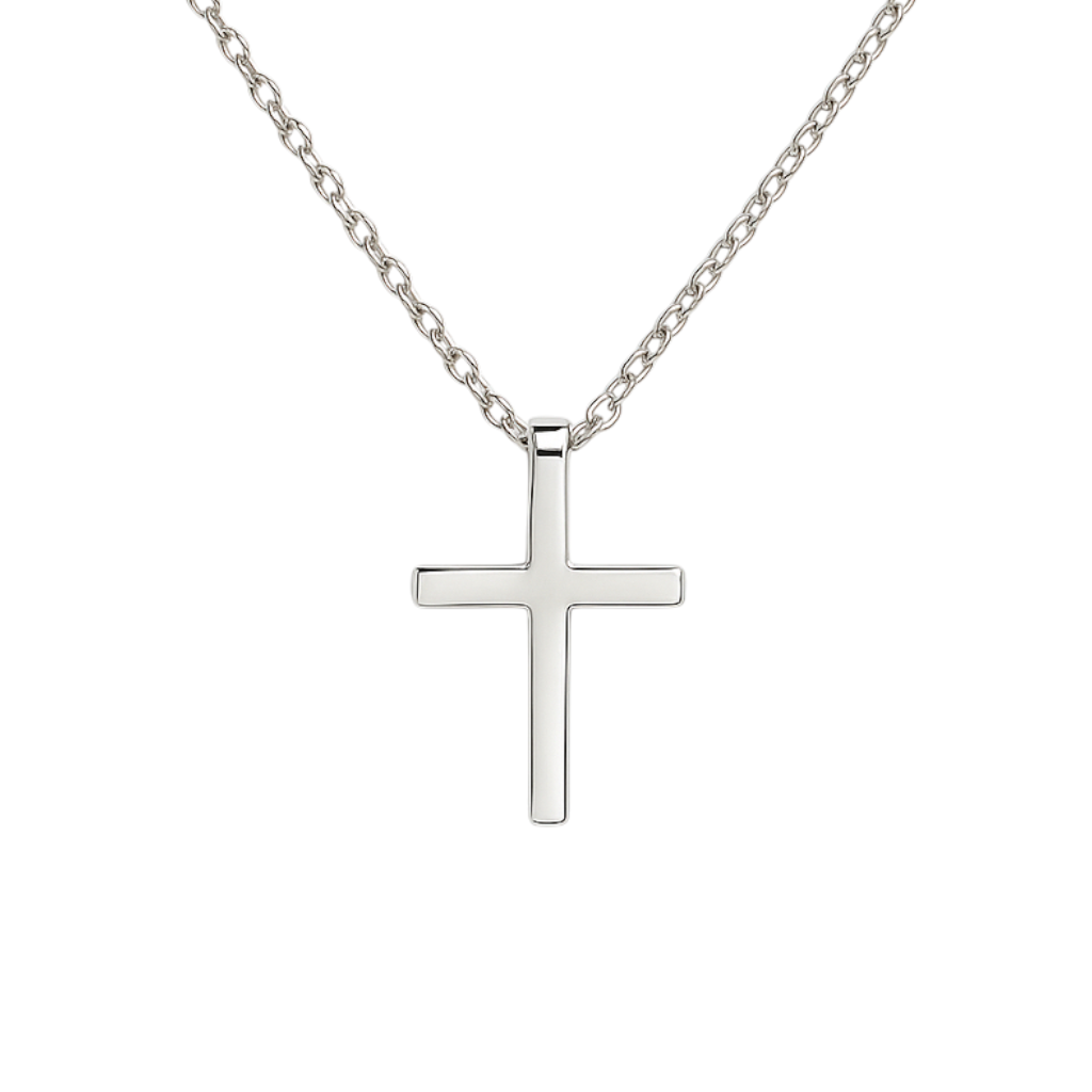 Classic Cross LG | CZ Necklace