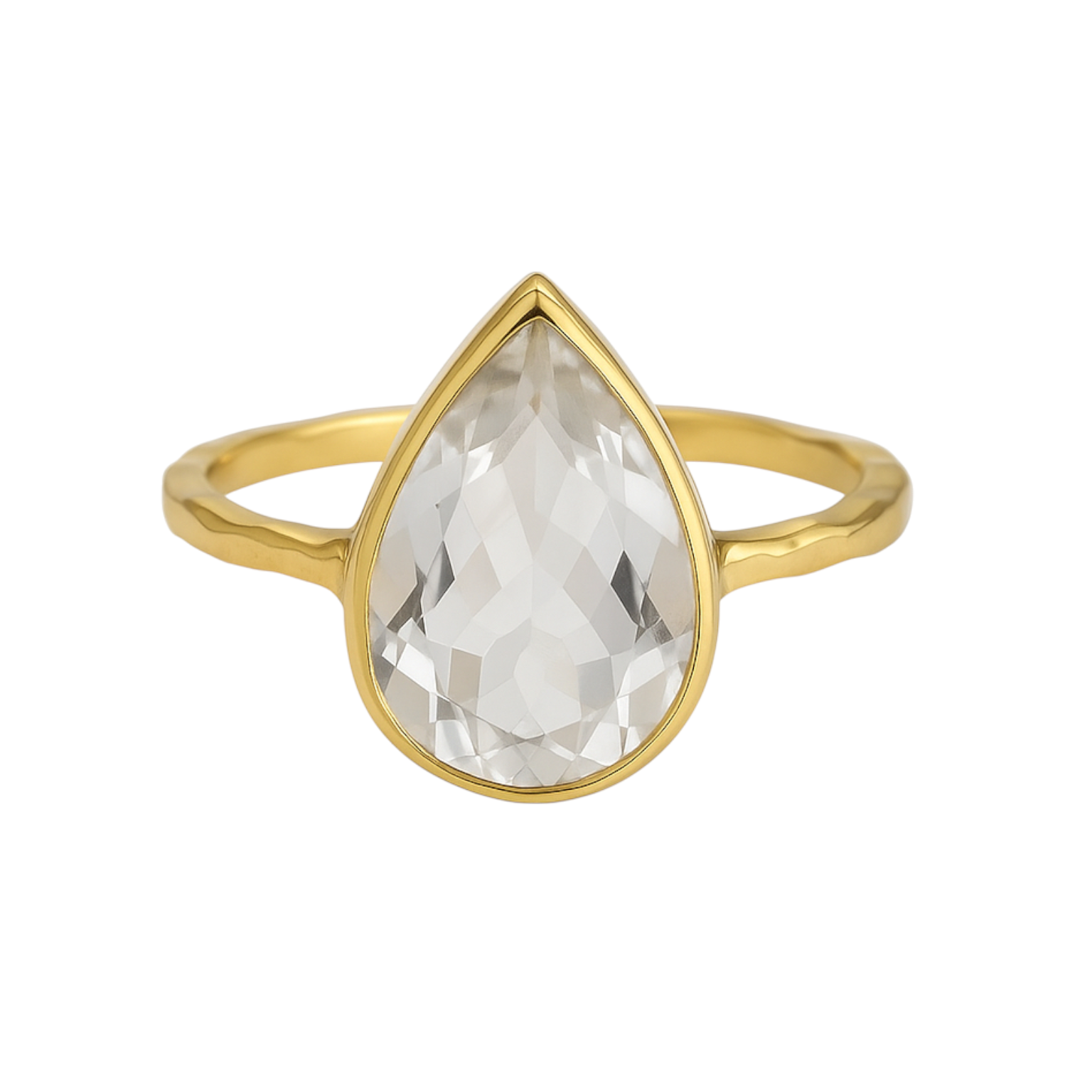 Crystal Quartz | Bezel Ring