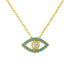 Clio | Evil Eye Turquoise Necklace - Bara Boheme