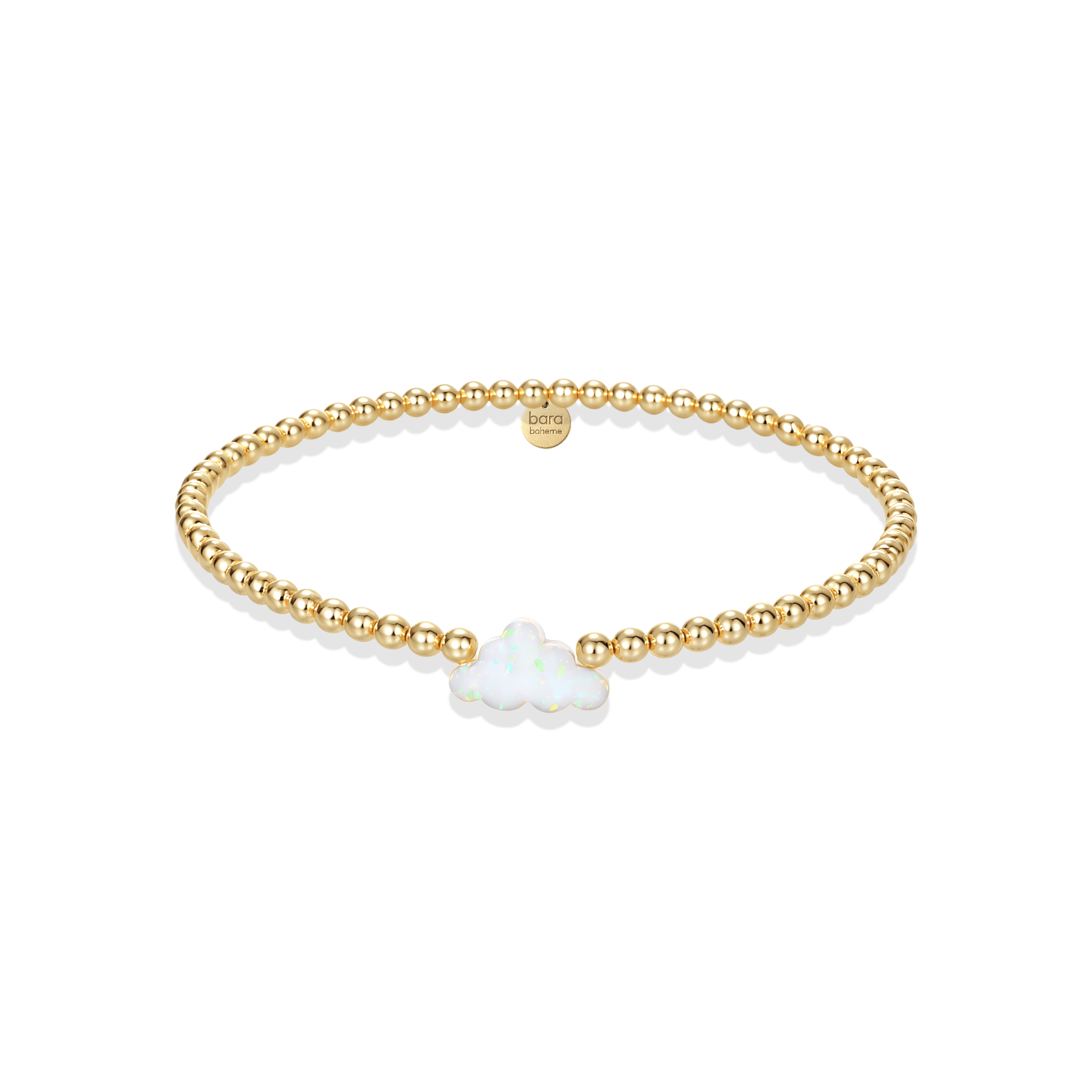 Cloud | Beaded Opal Bracelet - Bara Boheme