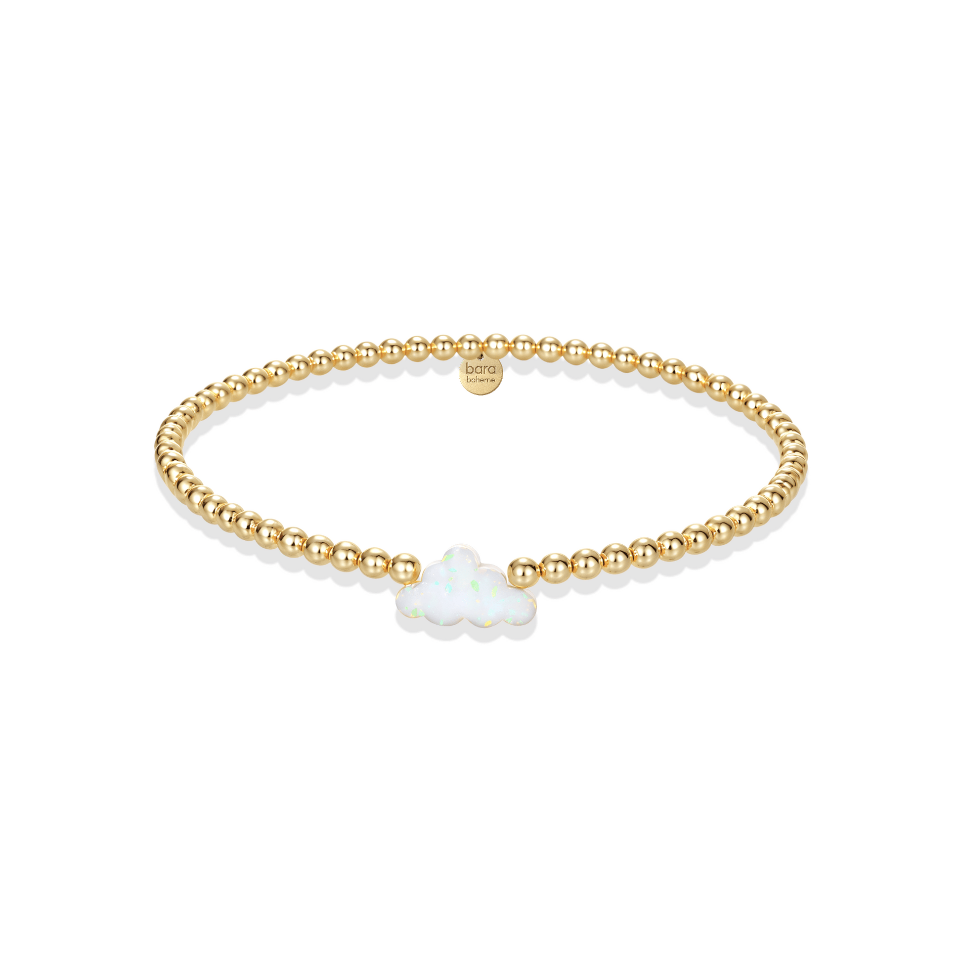 Cloud | Beaded Opal Bracelet - Bara Boheme