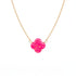 Clover Large | Gold Filled Opal Necklace - Bara Boheme