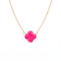 Clover Large | Gold Filled Opal Necklace - Bara Boheme