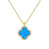 Clover | Small Pave Necklace - Bara Boheme
