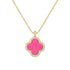 Clover | Small Pave Necklace - Bara Boheme