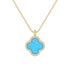 Clover | Small Pave Necklace - Bara Boheme