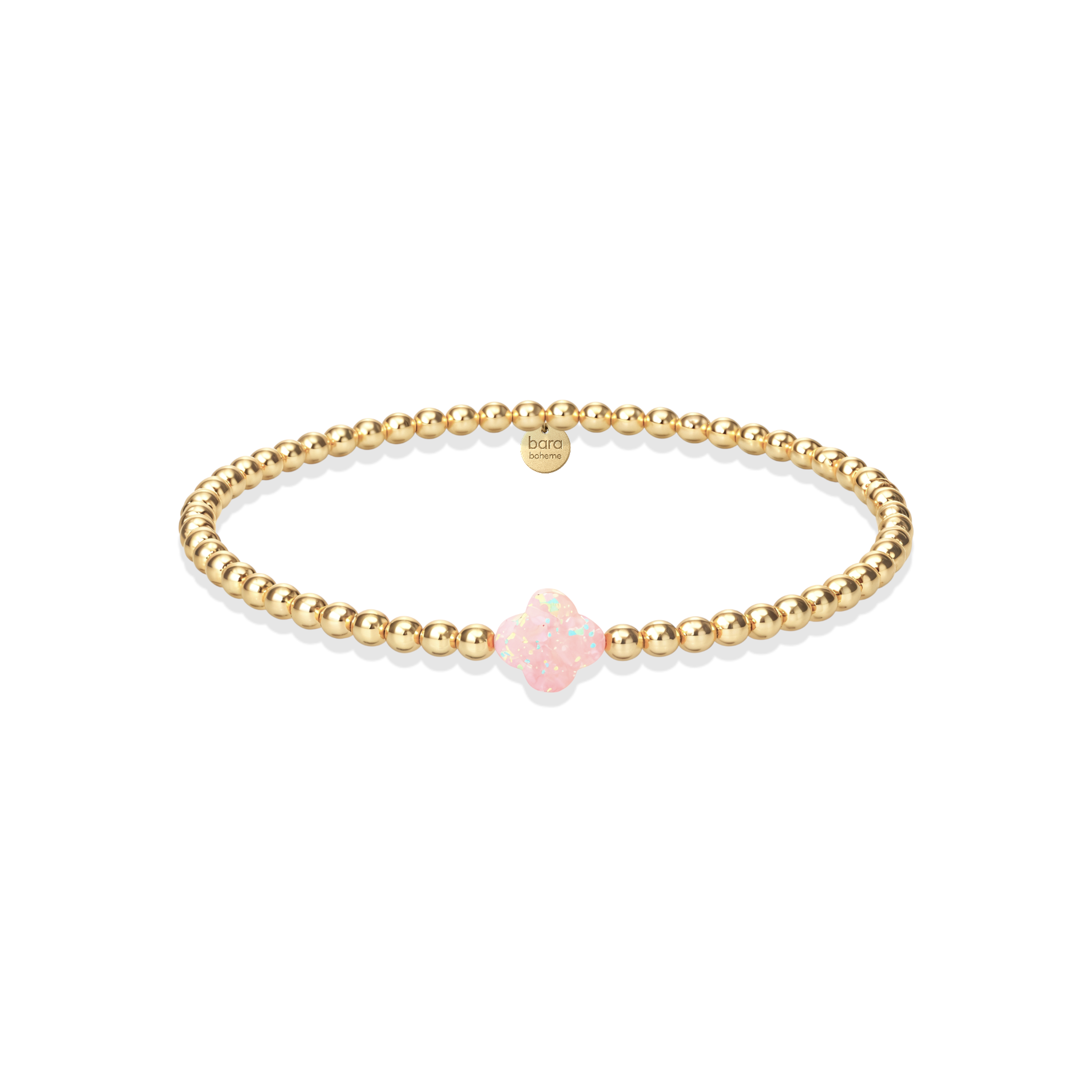 Single Clover MD | Beaded Opal Bracelet