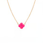 Clover Small | Gold Filled Opal Necklace