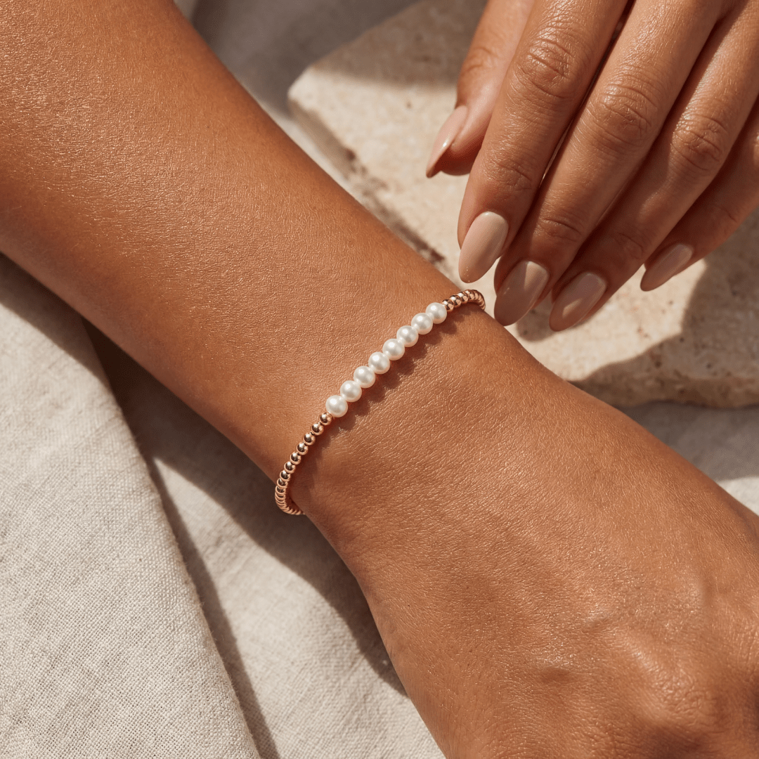 Colette Pearl Beaded Bracelet - Bara Boheme