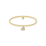 Colored Heart Beaded Charm Bracelet - Bara Boheme