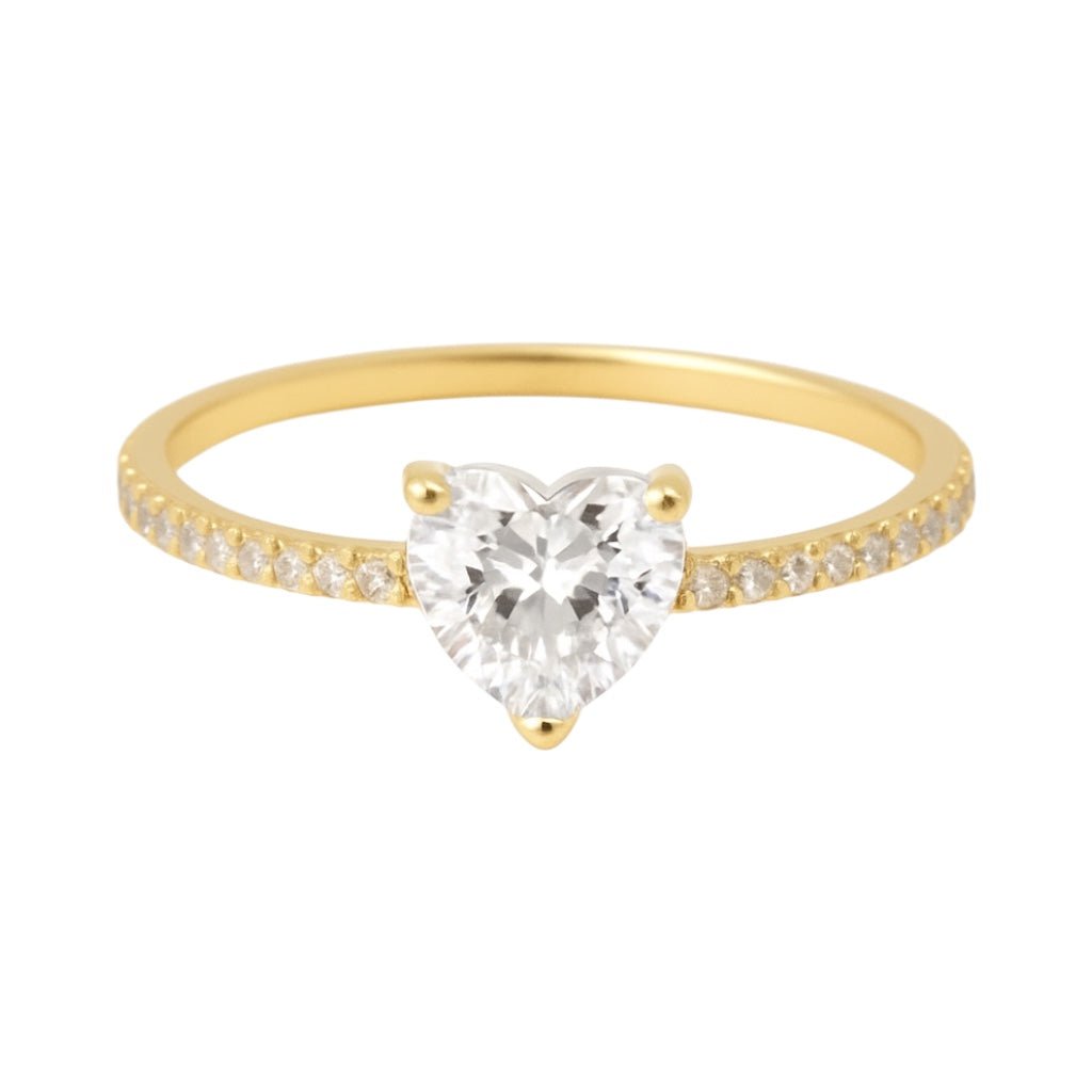 Corazon | Crystal Heart Ring - Bara Boheme
