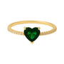 Corazon | Crystal Heart Ring - Bara Boheme