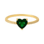 Corazon | Crystal Heart Ring