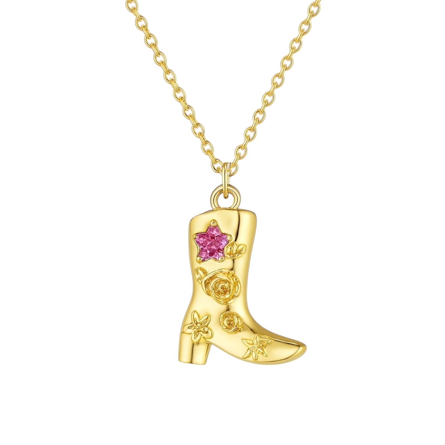 Cowgirl Boot LG | Charm Necklace - Bara Boheme