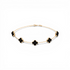 Crest | Solid Gold with Black Onyx Bracelet - Bara Boheme