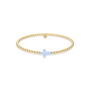 Cross Opal Beaded Bracelet - Bara Boheme