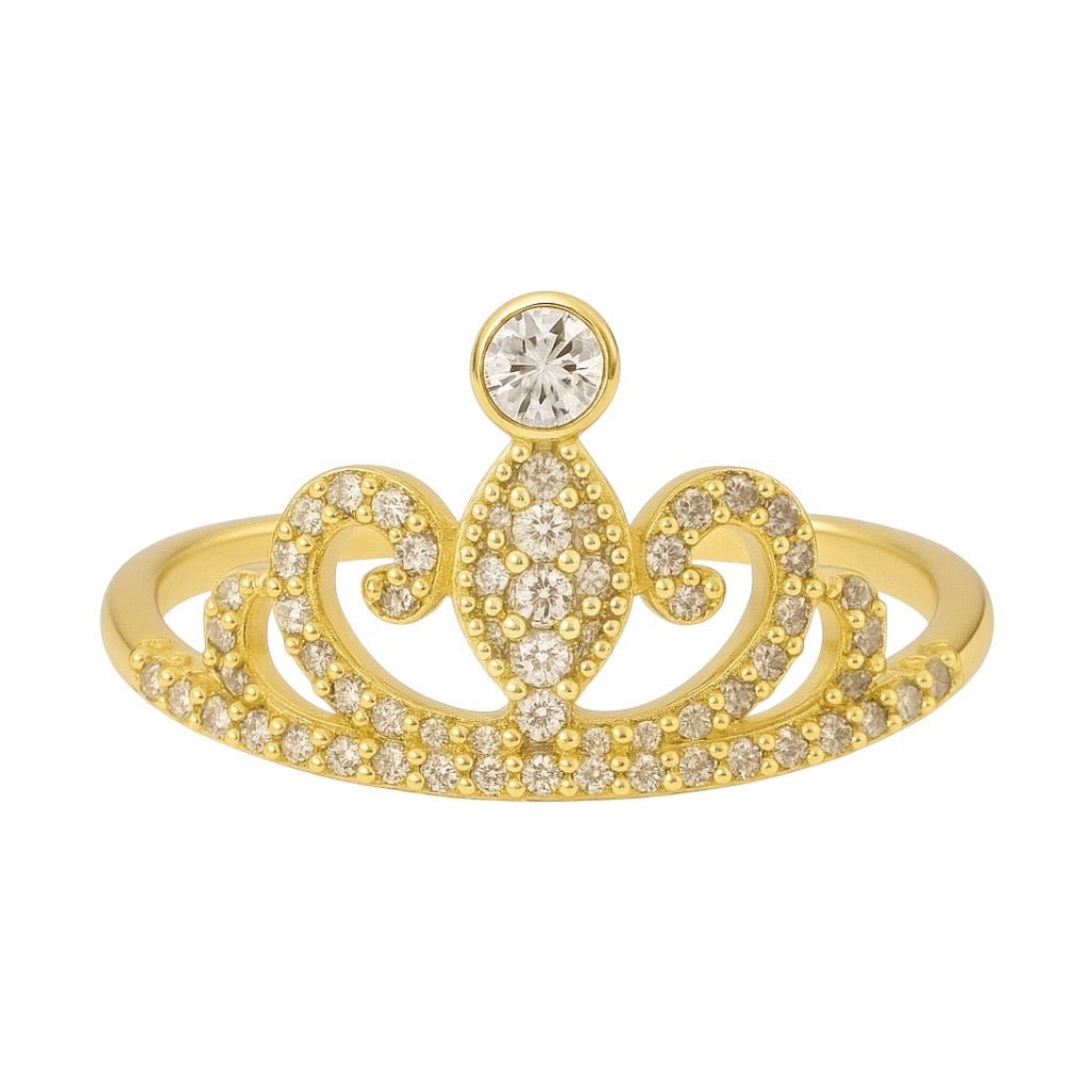 Crown | Pave Princess Ring - Bara Boheme