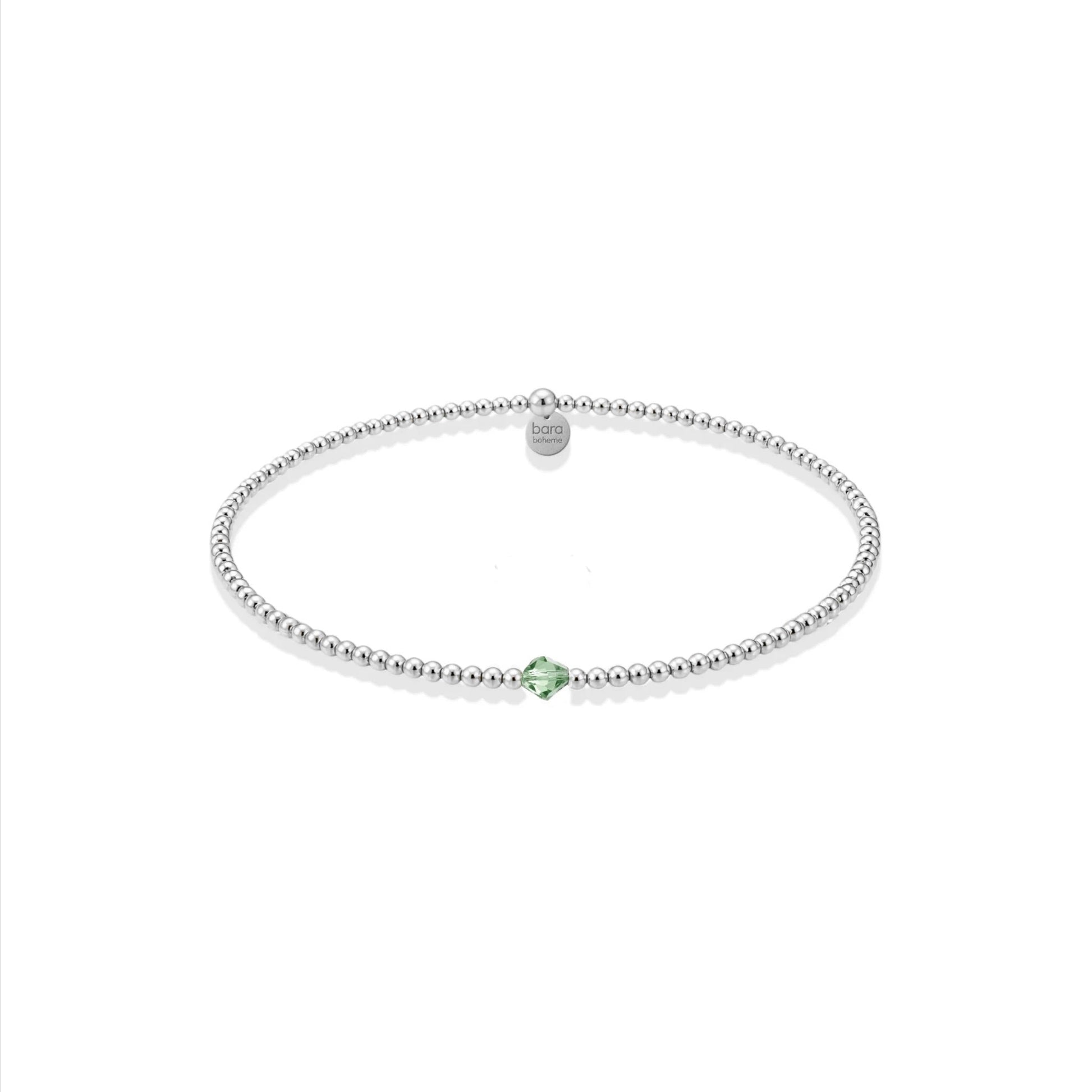 Crystal Birthstone Beaded Bracelet - Bara Boheme