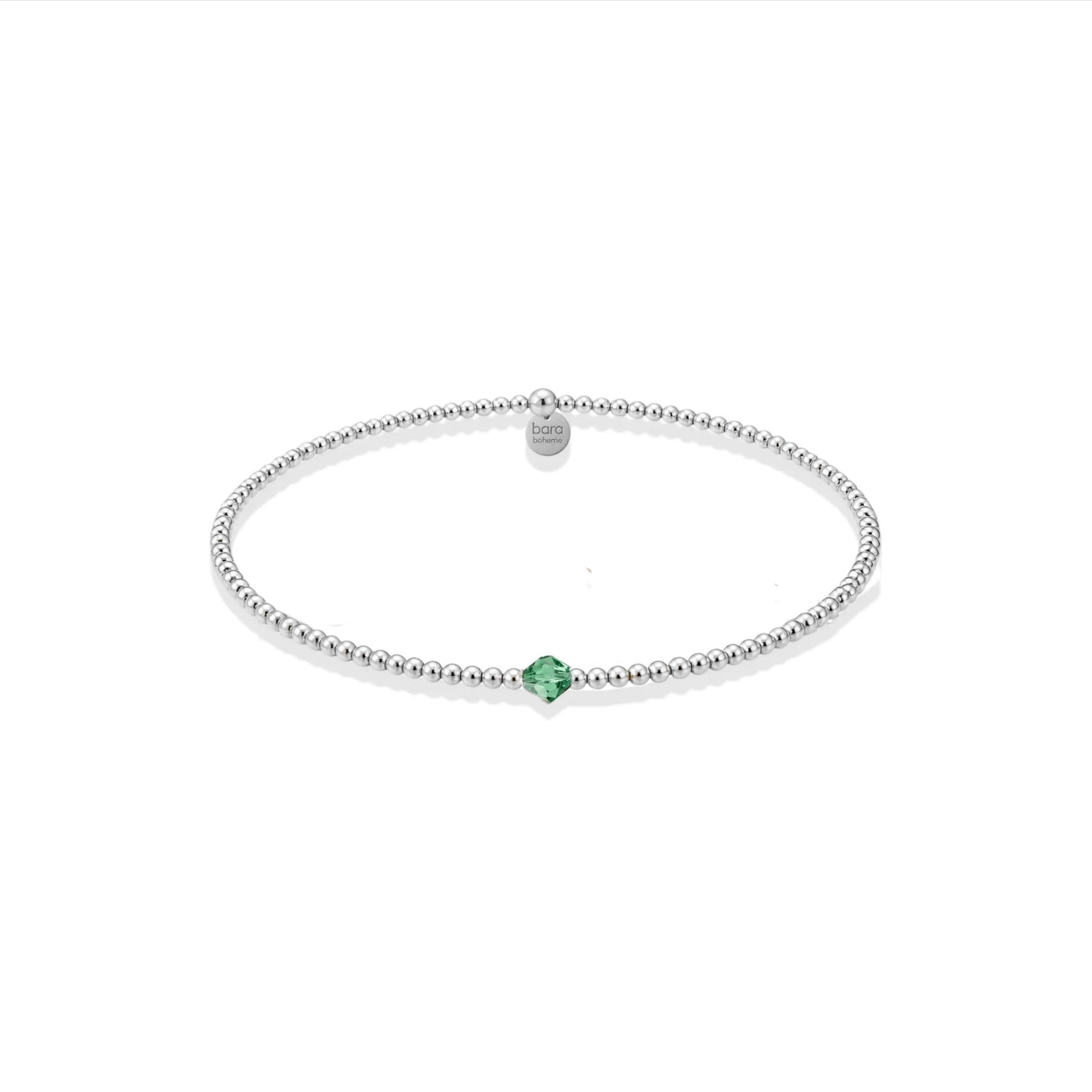 Crystal Birthstone Beaded Bracelet - Bara Boheme