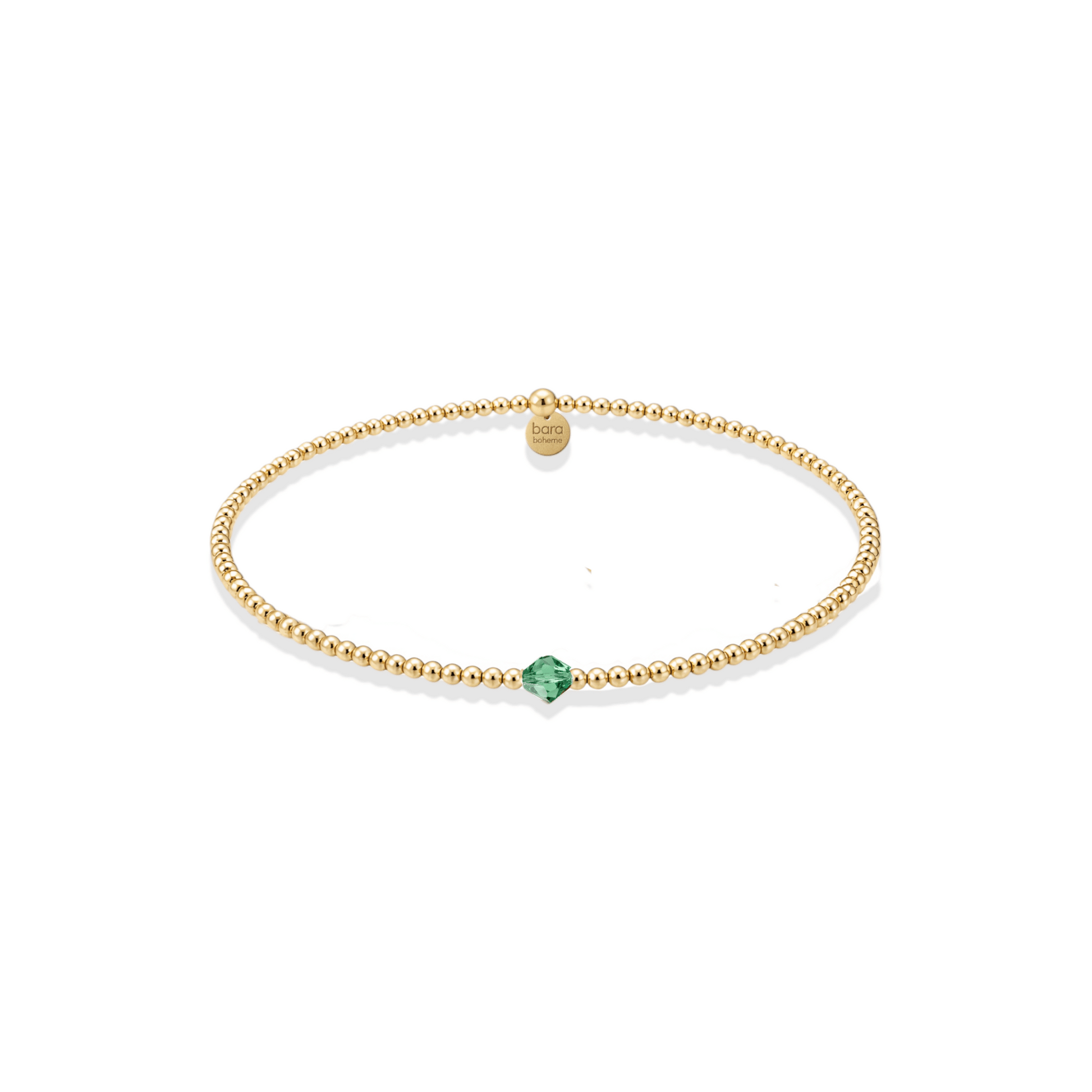 Crystal Birthstone Beaded Bracelet - Bara Boheme