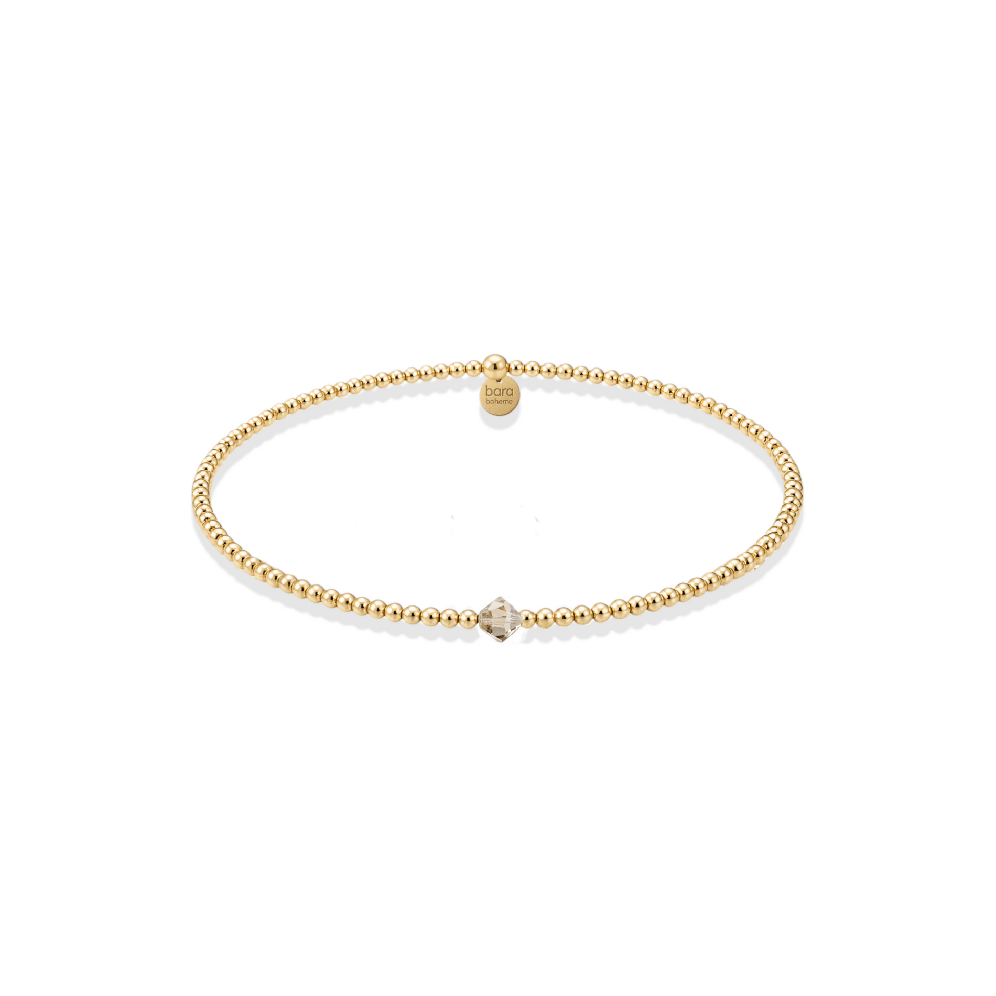 Crystal Birthstone Beaded Bracelet - Bara Boheme