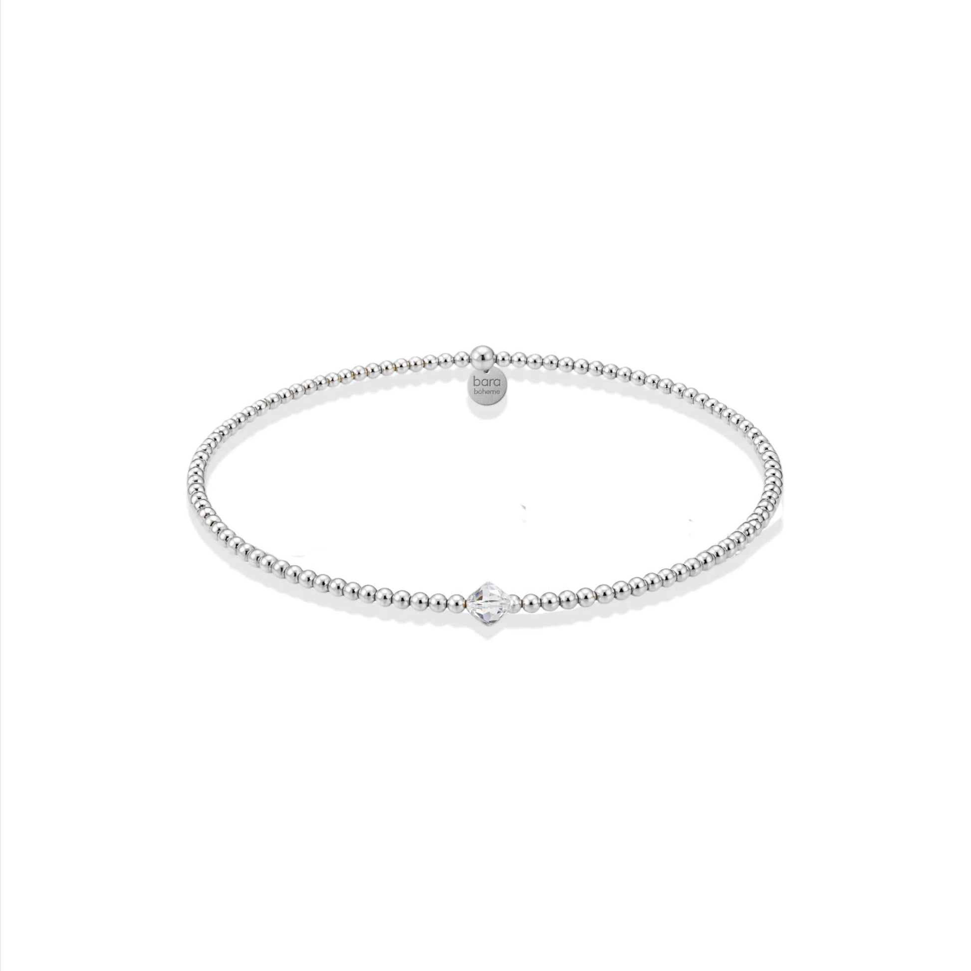 Crystal Birthstone Beaded Bracelet - Bara Boheme