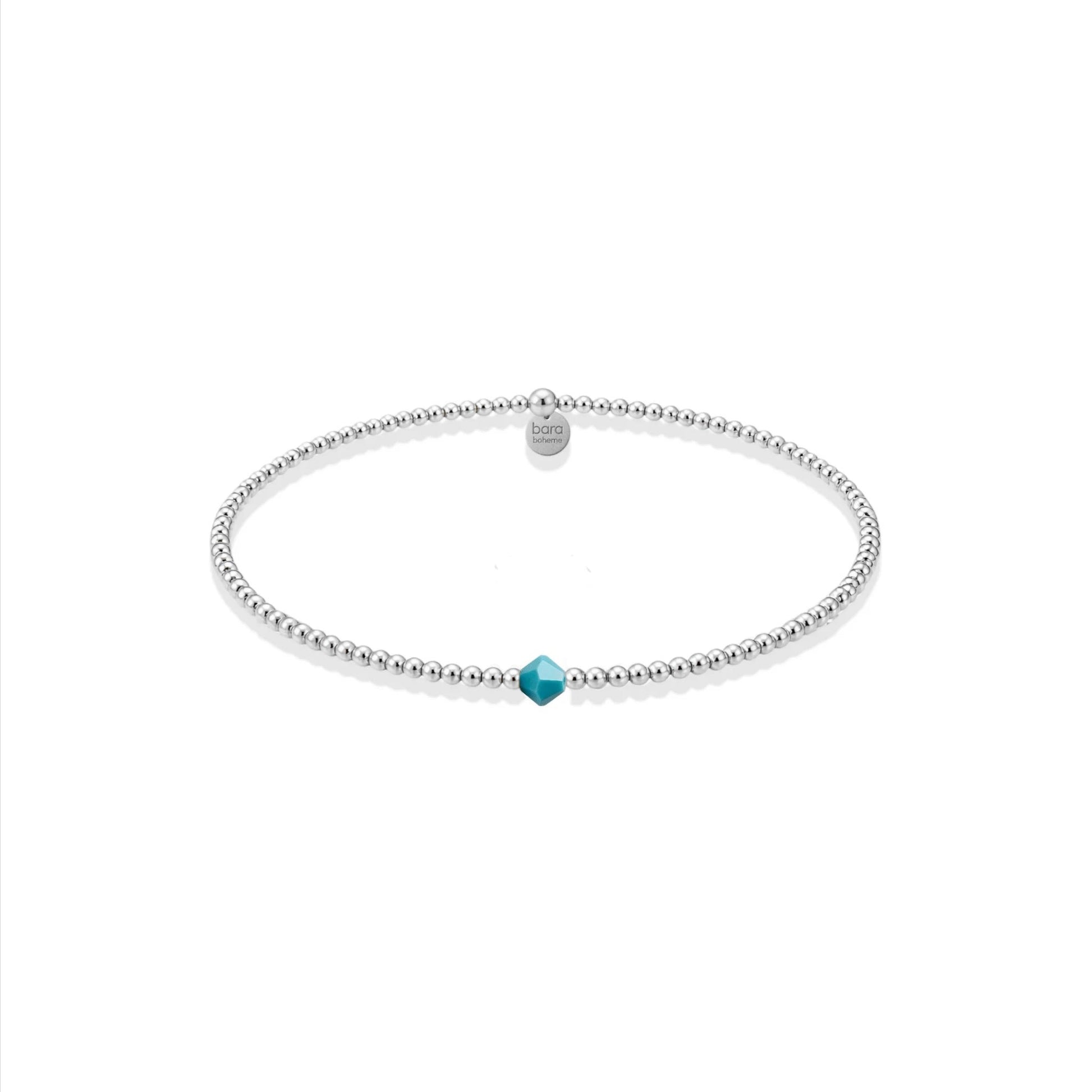 Crystal Birthstone Beaded Bracelet - Bara Boheme