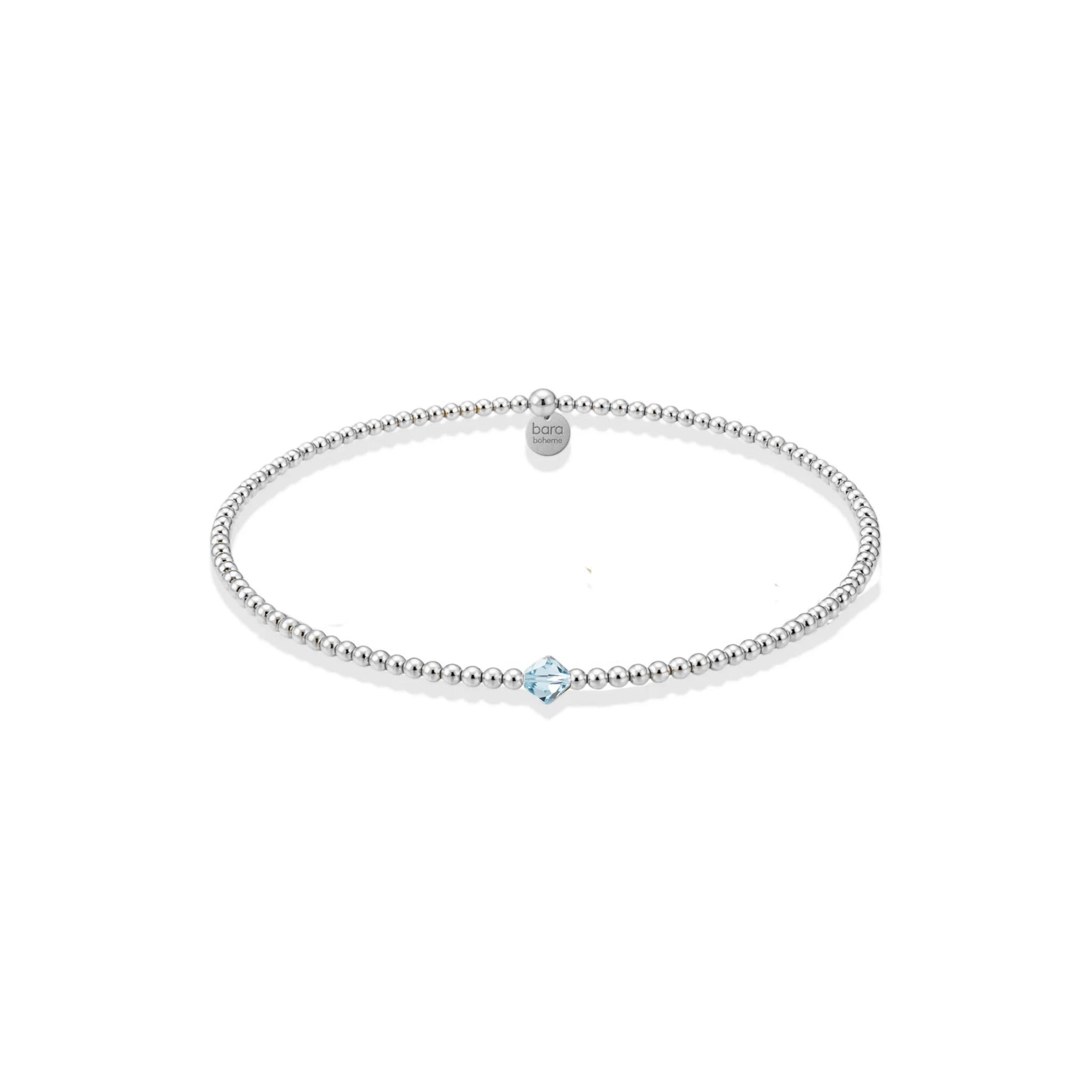 Crystal Birthstone Beaded Bracelet - Bara Boheme