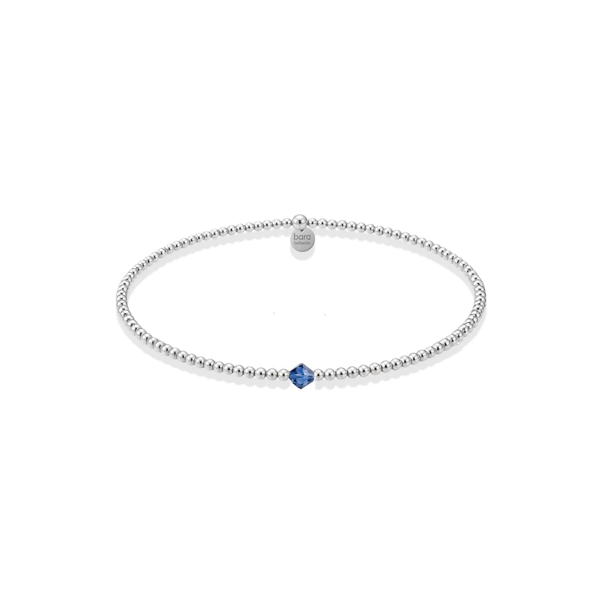 Crystal Birthstone Beaded Bracelet - Bara Boheme
