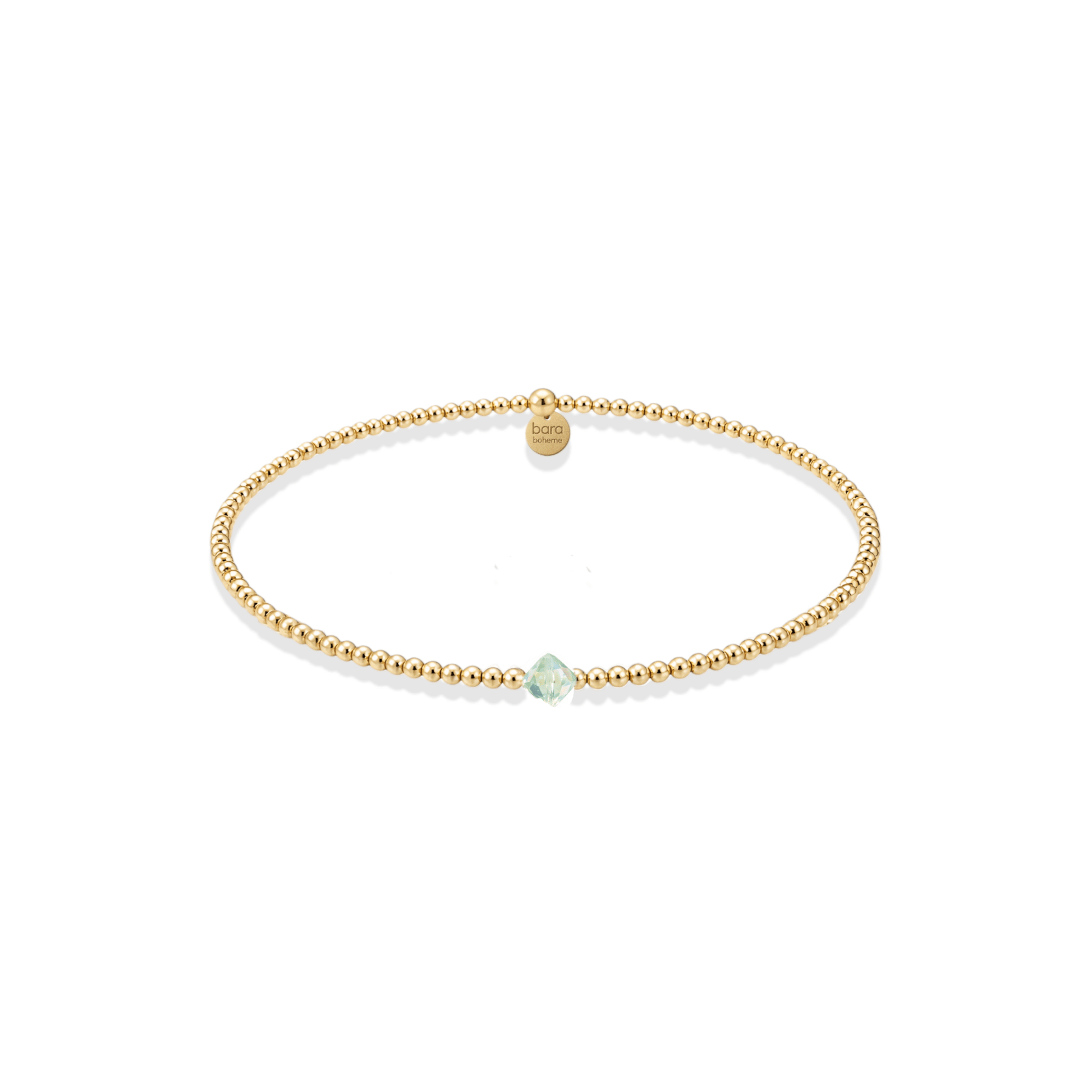 Crystal Birthstone Beaded Bracelet - Bara Boheme