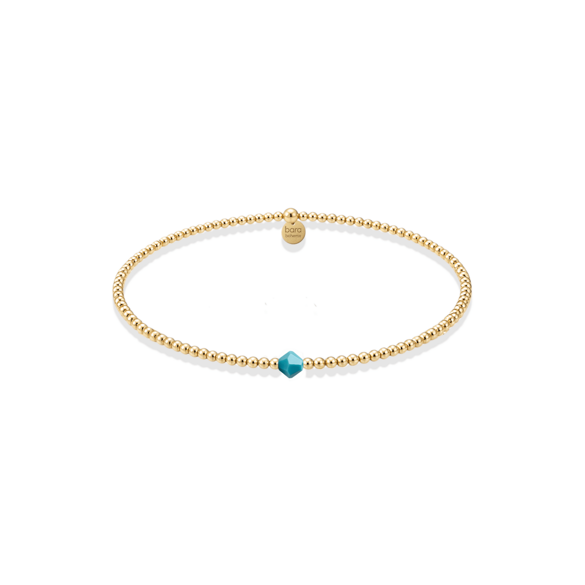 Crystal Birthstone Beaded Bracelet - Bara Boheme