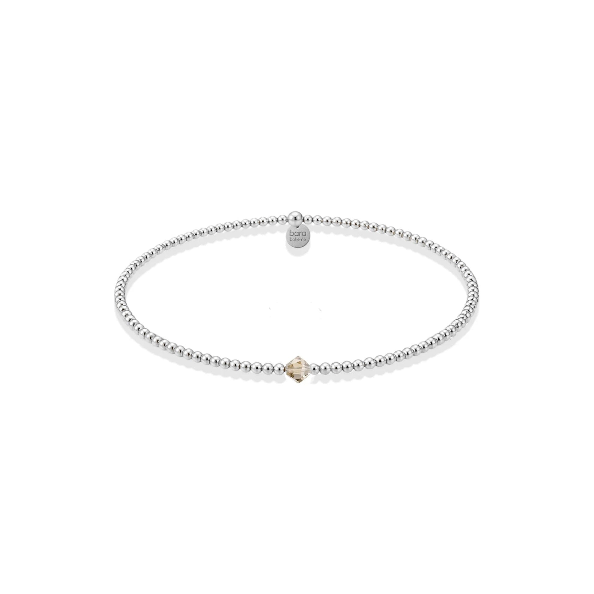 Crystal Birthstone Beaded Bracelet - Bara Boheme