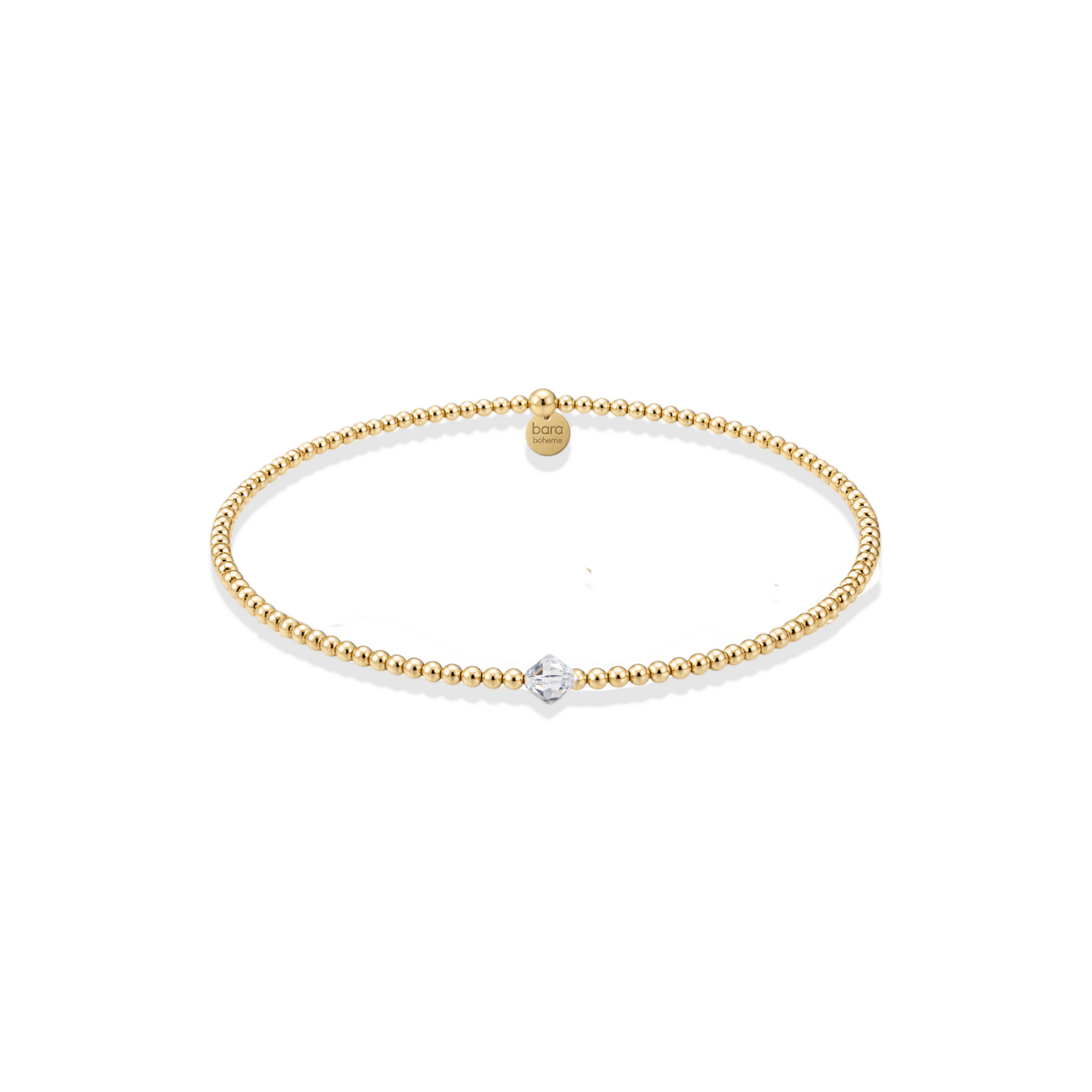 Crystal Birthstone Beaded Bracelet - Bara Boheme
