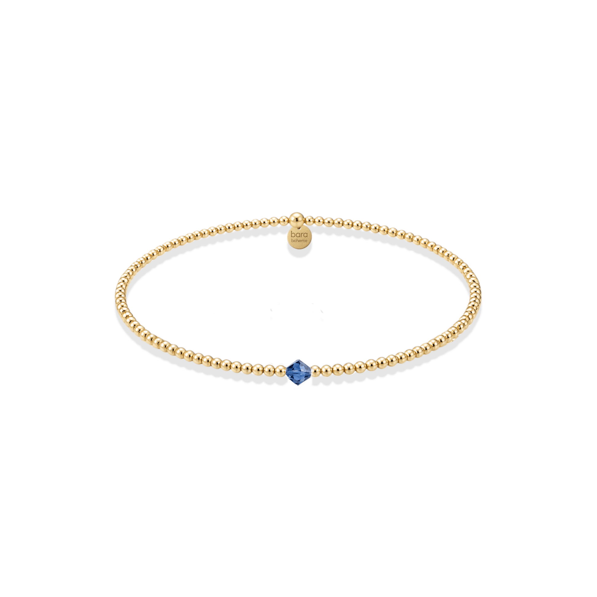 Crystal Birthstone Beaded Bracelet - Bara Boheme