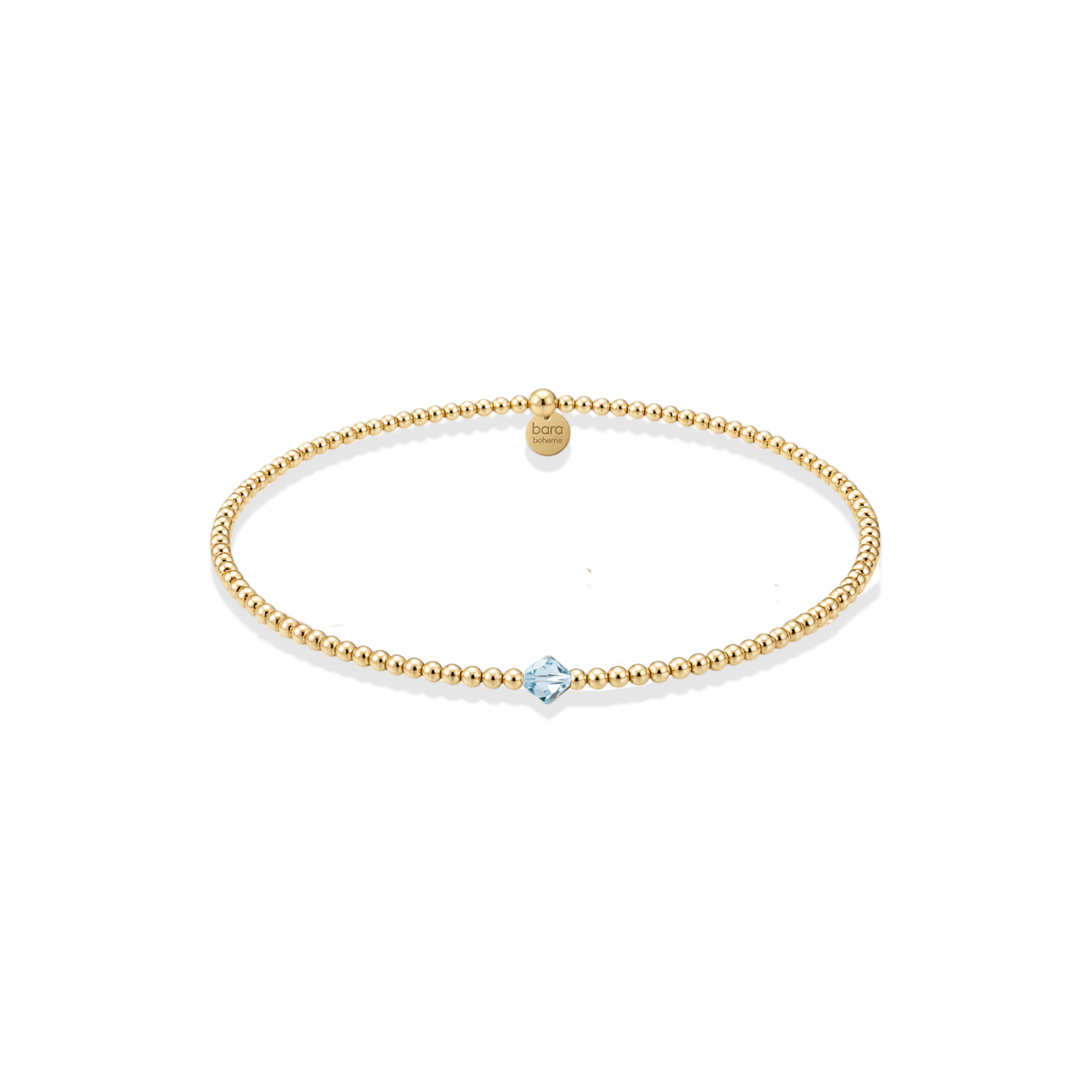Crystal Birthstone Beaded Bracelet - Bara Boheme
