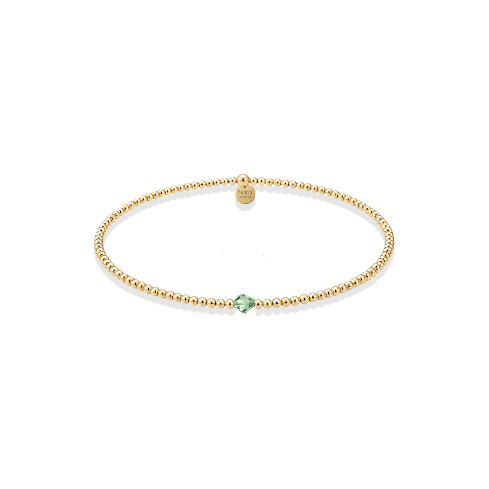 Crystal Birthstone Beaded Bracelet - Bara Boheme
