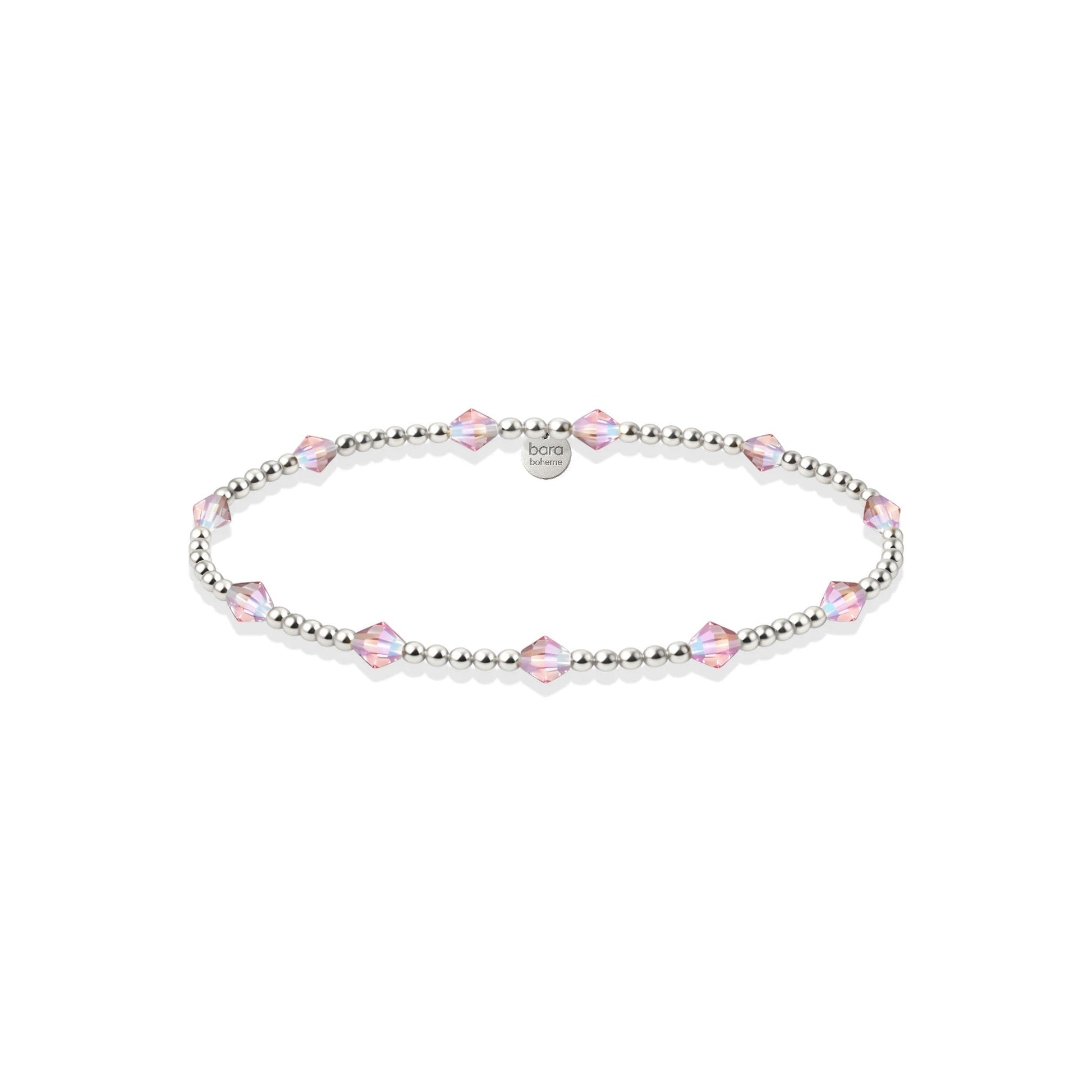 Crystal BTY Beaded Bracelet – 2mm - Bara Boheme