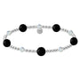 Crystal BTY Black Onyx | Gold Filled Beaded Bracelet - Bara Boheme