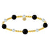 Crystal BTY Black Onyx | Gold Filled Beaded Bracelet - Bara Boheme