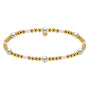 Crystal + Pearl | Gold Filled Beaded Bracelet - Bara Boheme