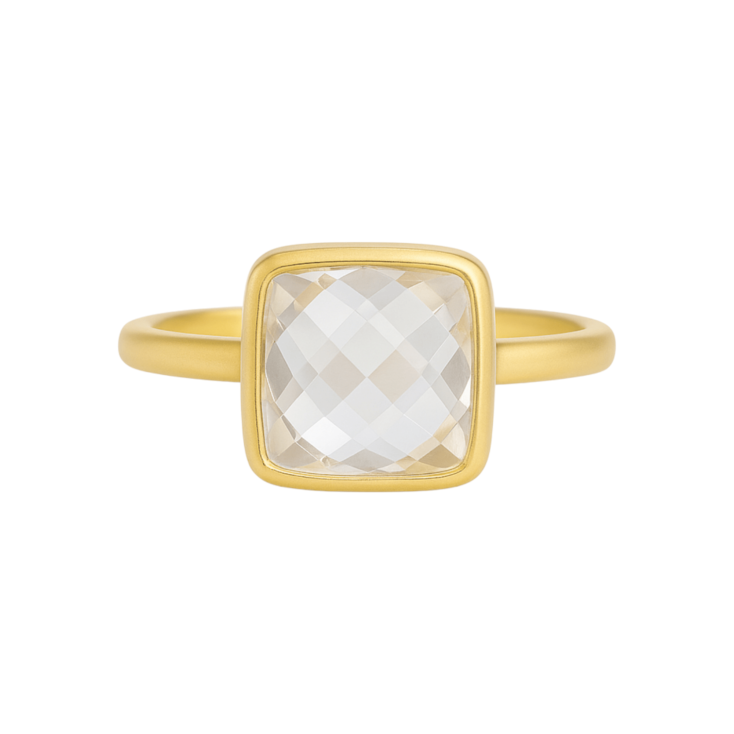 Crystal Quartz | Bezel Ring - Bara Boheme
