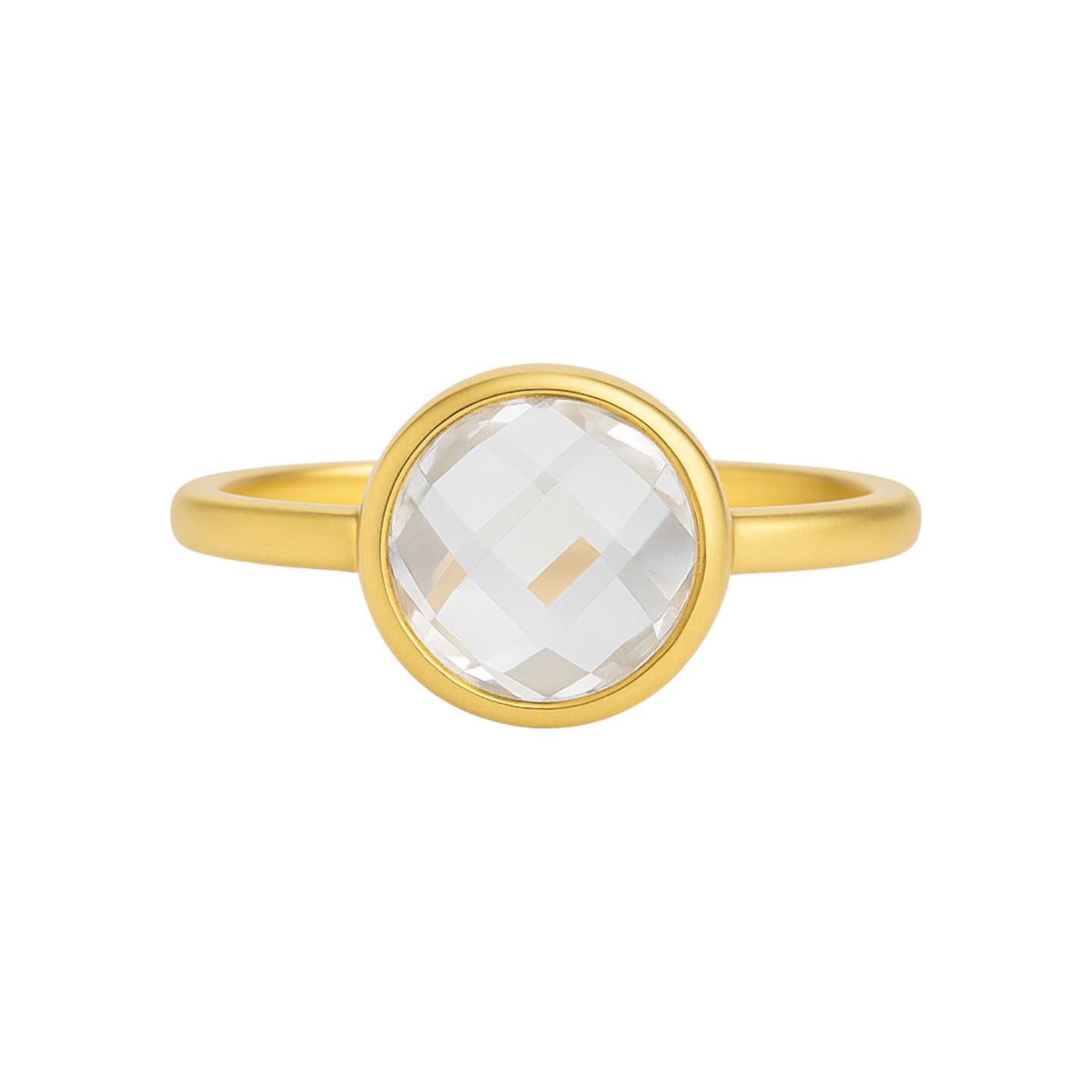Crystal Quartz | Bezel Ring