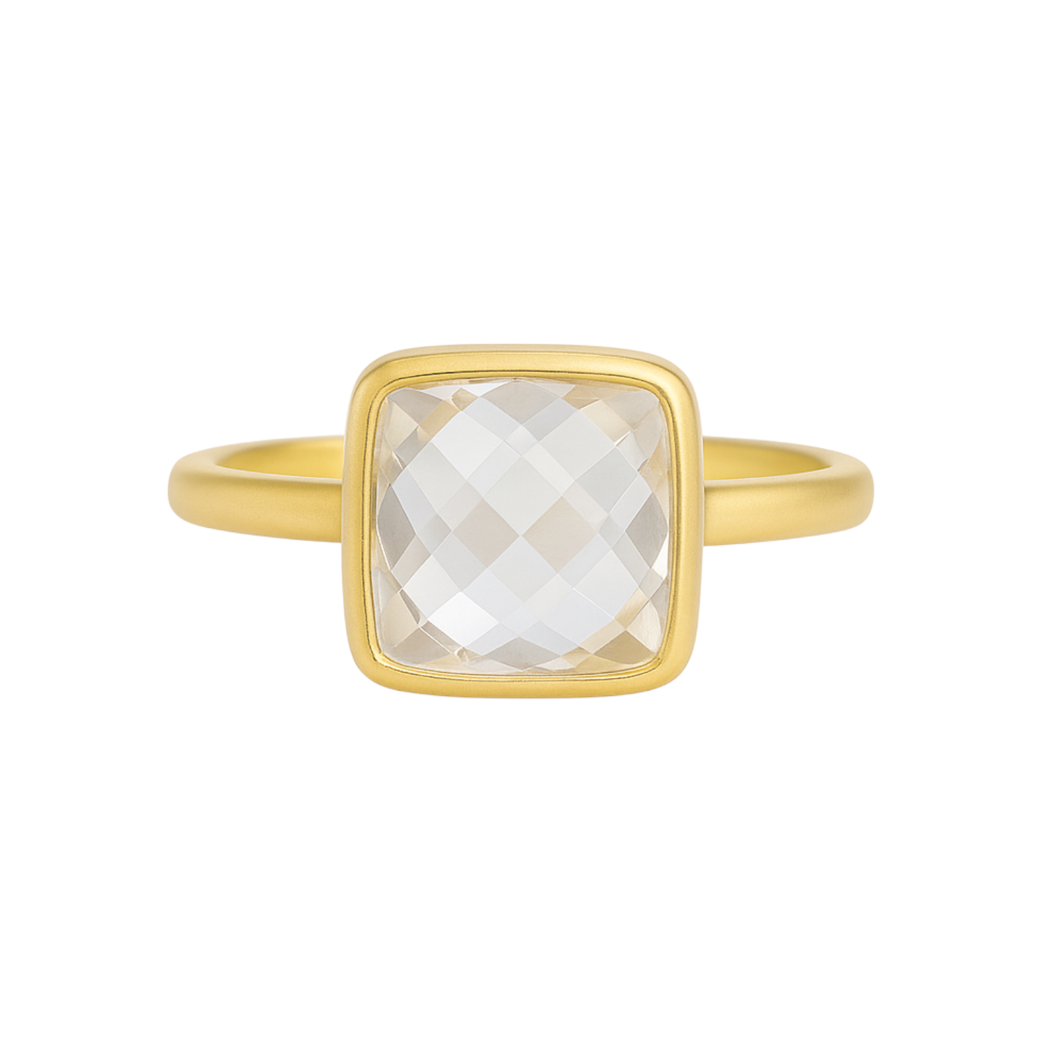 Crystal Quartz | Bezel Ring