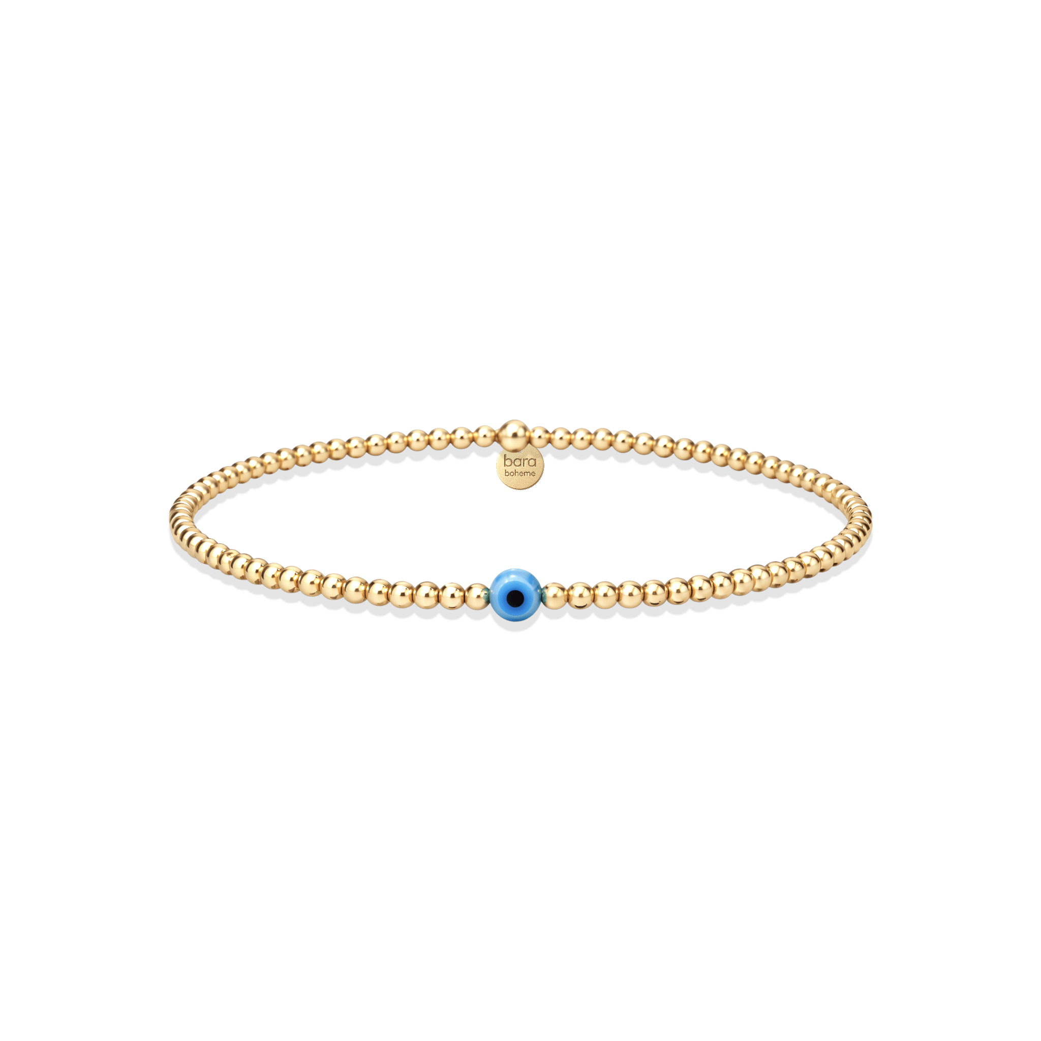 Dainty Evil Eye | Beaded Opal Bracelet - Bara Boheme