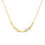 Dainty Paperclip | Gold Plated Necklace - Bara Boheme
