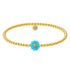 Daisy | Gold Filled Beaded Opal Bracelet - Bara Boheme