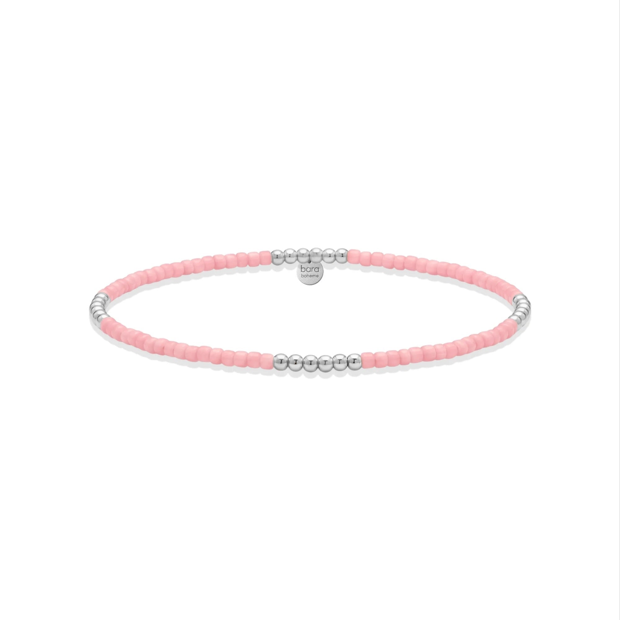 Day Dream Beaded Bar Bracelet — Bubblegum - Bara Boheme