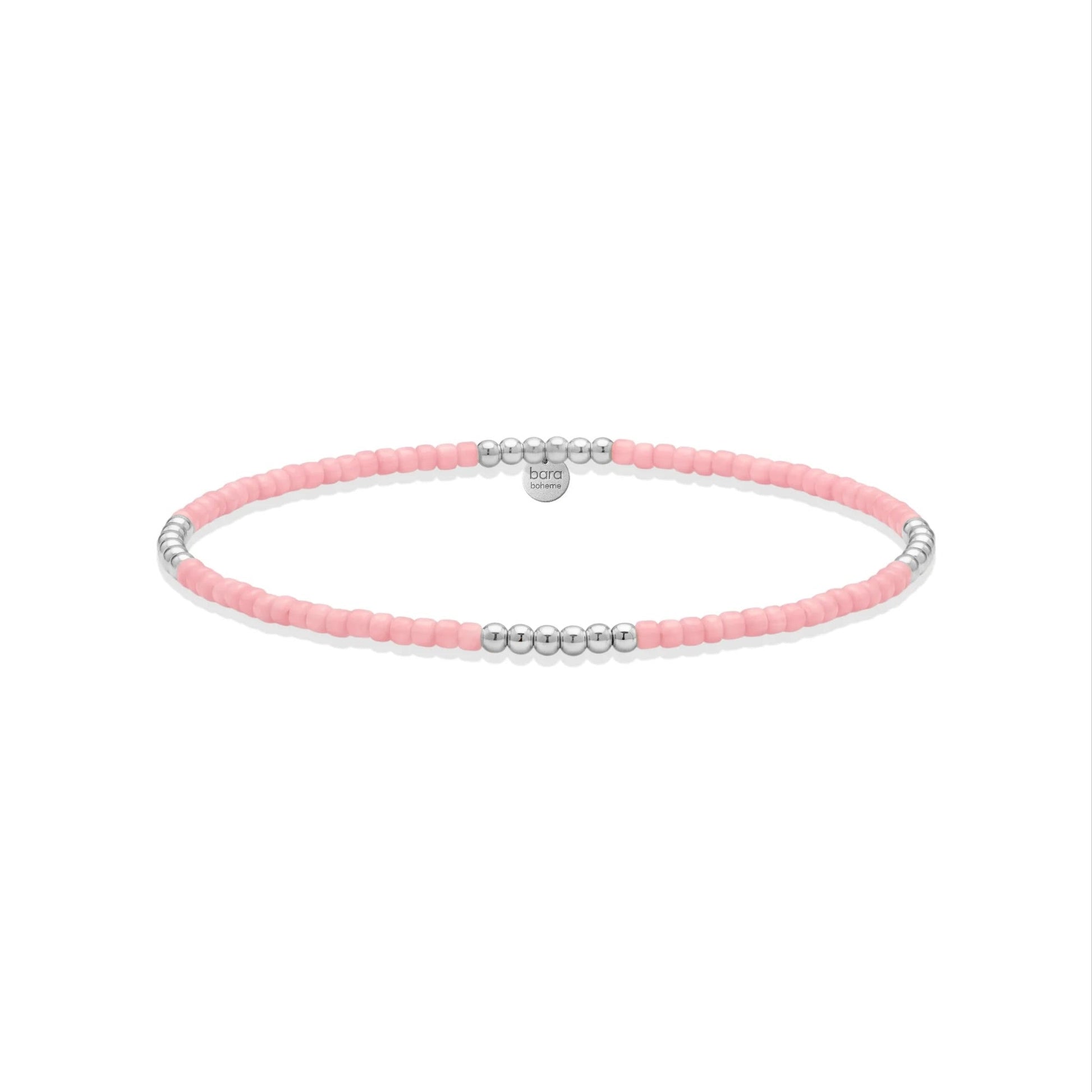Day Dream Beaded Bar Bracelet — Bubblegum - Bara Boheme